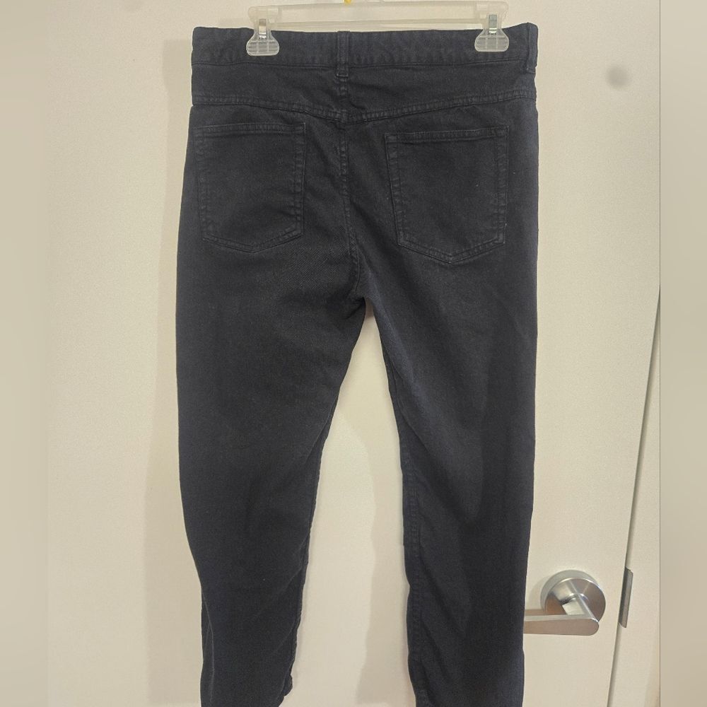 Isabel Marant Etoile Cropped Black Jeans Sz 42 - Picture 9 of 9